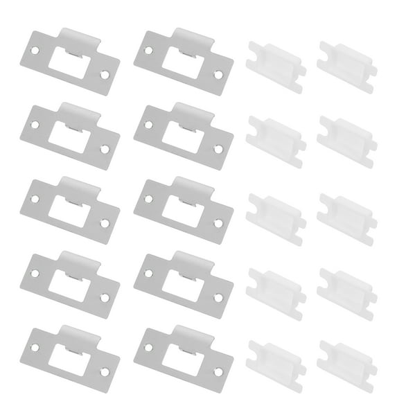 PTOOTP Wooden Door Locks and Plates Design for Home Use, Multi-Color, 10 Sets for Secure Door Hardware