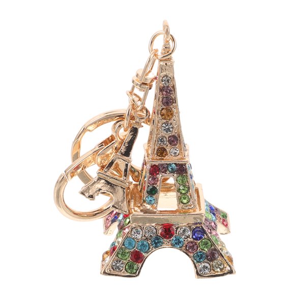 PTOOTP Eiffel Tower Keychain Zinc Alloy Pendant Charm for Backpack, Purse, Daily Use - 1 Piece