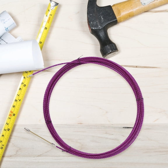 PTOOTP Upgraded Steel Wire Electrical Threading Tool with Leader Hole for Wire Puller