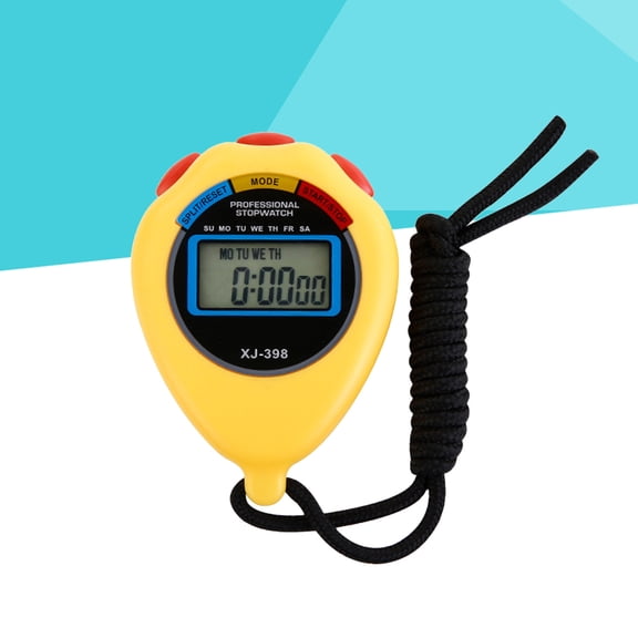 PTOOTP Yellow Electronic Professional Sports Timer Stopwatch for Coaches Trainers and Athletes