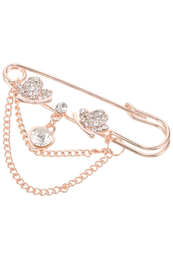 Metal Cardigan Brooch Pin, Stylish Alloy Clip for Sweaters, Jackets, Scarves, and Accessories - 1 Piece