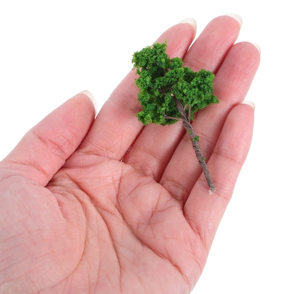 PTOOTP 25- Plastic N Scale Model Trees for Train Sets, Diorama Scenery, Landscape Decoration Accessories