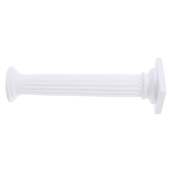 PTOOTP White Gypsum Roman Pillar Home Decor with Intricate Hand-Carved Details for Elegant Interior Design
