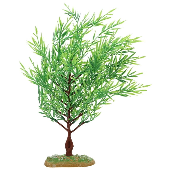 PTOOTP Realistic Plastic Model Trees for Landscaping and Project Use, 1 Set of Detailed Toy Trees for Dioramas and Crafts