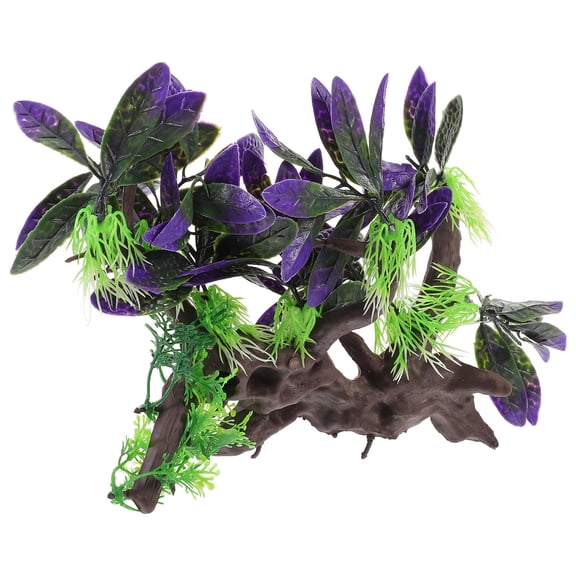 PTOOTP Artificial Aquarium Plants for Fish Tank Decoration, Realistic Lifelike Water Plants for Freshwater and Tanks