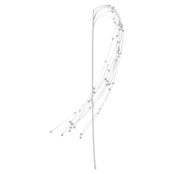 PTOOTP Silver Plastic Xmas Pick for Versatile Holiday Decoration
