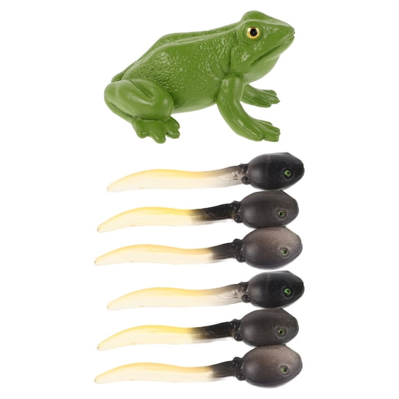 PTOOTP 1Set Realistic Green Small Frog Figurine for Home and Terrarium Decoration