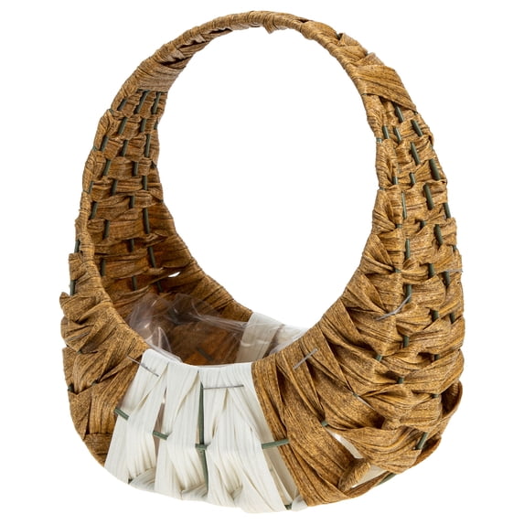 PTOOTP Woven Handle Garden Basket Storage Container for Home, Restaurant, and Outdoor Use - and Stylish