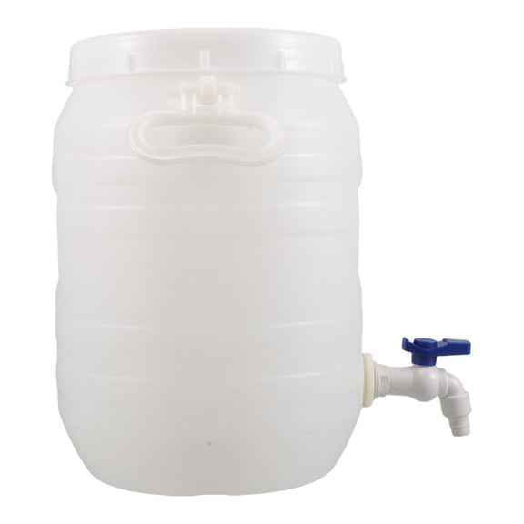 PTOOTP Garden Water 10L White Portable Storage Container with Faucet and Handle