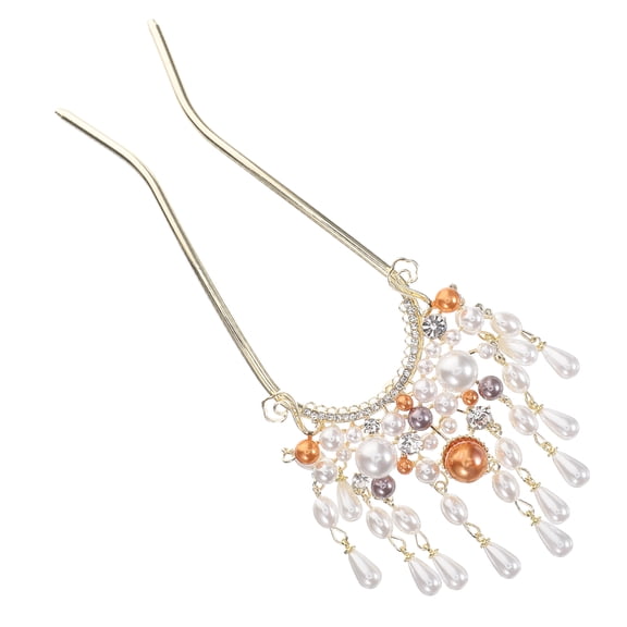 PTOOTP Vintage Metal French Hair Pin Hair Bun Stick Stylish Hair Accessory 1 Piece for Women