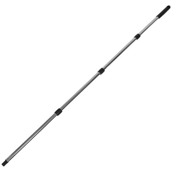 PTOOTP Aluminum Gutter Cleaning Tool with Extendable Telescopic Pole for Easy Roof and Gutter Maintenance