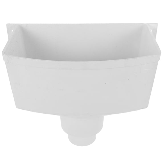 PTOOTP White PVC Gutter Downspout Guard for and Easy Installation
