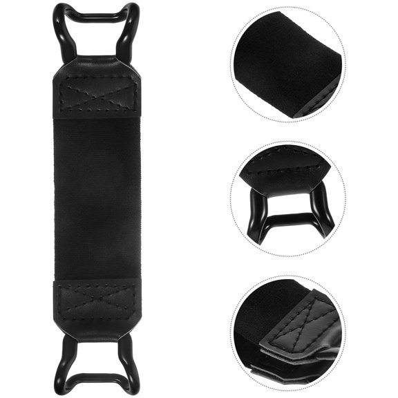 PTOOTP Hand Wrist Strap Tablet Hand Holder Cloth Black 1Pcs