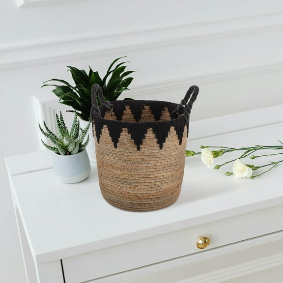PTOOTP Laundry Hamper Woven Basket Natural Home Organization 1Pack