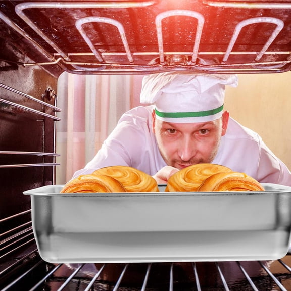 PTOOTP Heavy Duty Roasting Pan Baking Tray For Home Use 1Pack