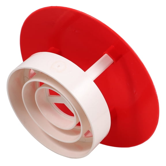 PTOOTP Plastic Chimney Cover Red Rainproof Cap for Roof Vent Outdoor Home Use
