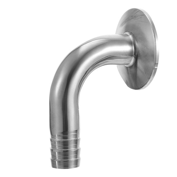 PTOOTP Stainless Steel 90 Degree Hose Clamp Elbow Connector for Industrial and Food Grade Applications