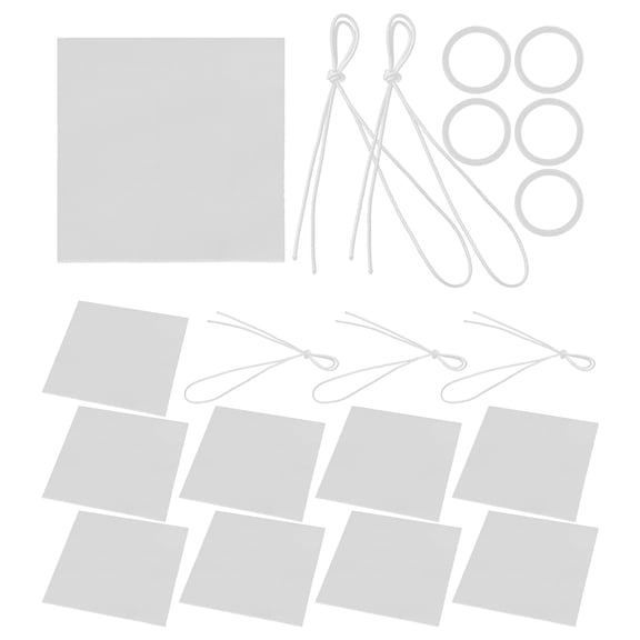 PTOOTP White Tea Infuser Set with Cloth Mesh Strainer Portable for Home and Travel Use, Easy to Clean and