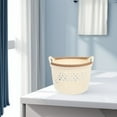 thumbnail image 1 of PTOOTP Woven Blanket Basket Flexible Laundry Basket Round Plastic 1Pack, 1 of 8