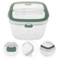 thumbnail image 1 of PTOOTP Ice Container for Party 1Pack in Transparent with Rectangular Shape and Handle, 1 of 8