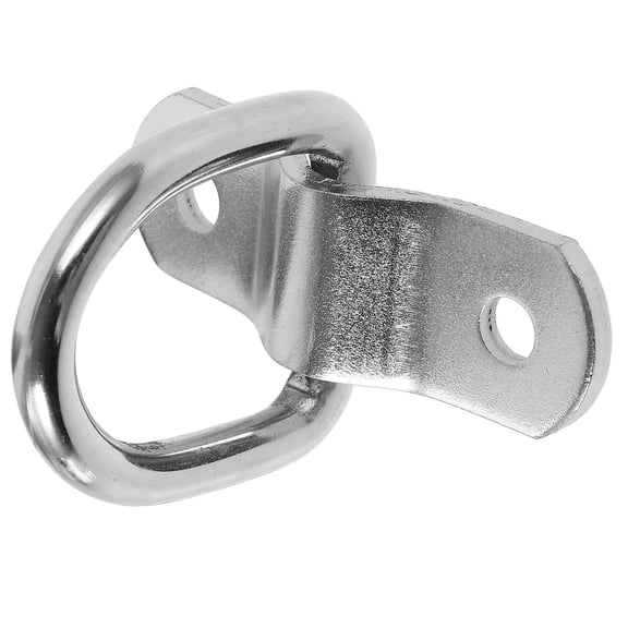 PTOOTP Iron D Rings Tie Down for Heavy Duty Trailers and Trucks Set of 1 1.8x1.6x0.4in