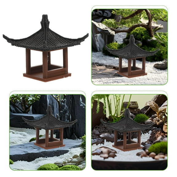 PTOOTP Mini Bonsai Decoration Resin Multi 1Pack