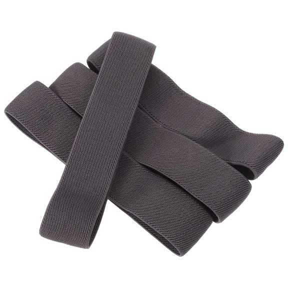 PTOOTP 4Pcs Stretchable Elastic Bento Straps in Grey Nylon for Picnic Lunch Container Fastening
