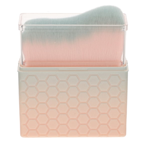 PTOOTP Wave Shape Self Tanning Brush with Cover for Easy Foundation Application