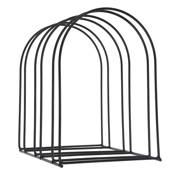 PTOOTP Modern Black and Woolen Hat Rack with Stable Base, Tabletop Display Stand for Home and Office