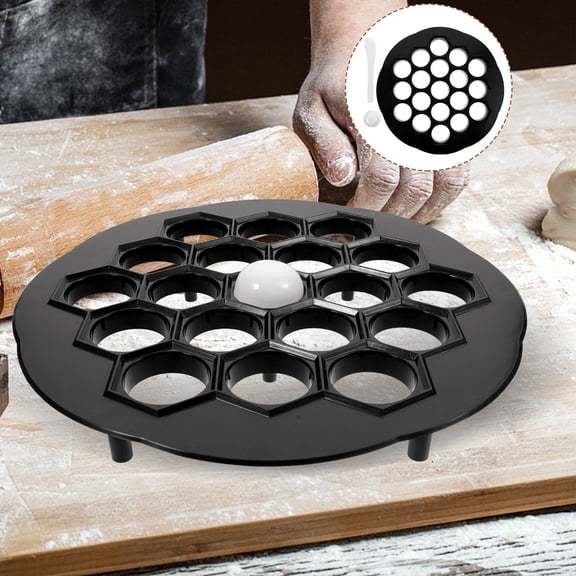 PTOOTP Multi-Use Dumpling Mold Set, Round Plastic Kitchen Dumpling Maker Tool for Easy Family and Friends Cooking