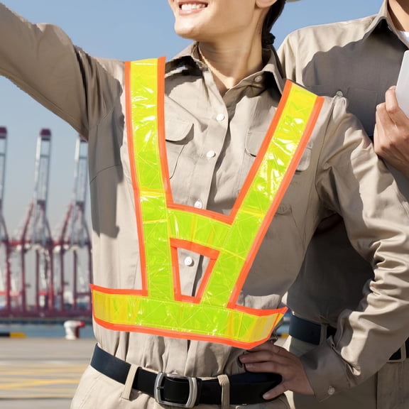 PTOOTP Lightweight Reflective Safety Vest for Running, Cycling, Walking - High Visibility Outdoor Sports Gear