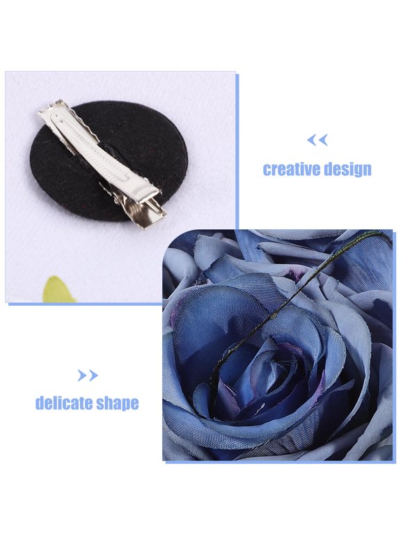 Party Rose Hat Headband Fabric Hair Hoop with Unique Rose Shape Decoration