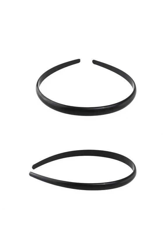 Plastic Hair Bands 12pcs Plain Headbands for Women DIY Accessory