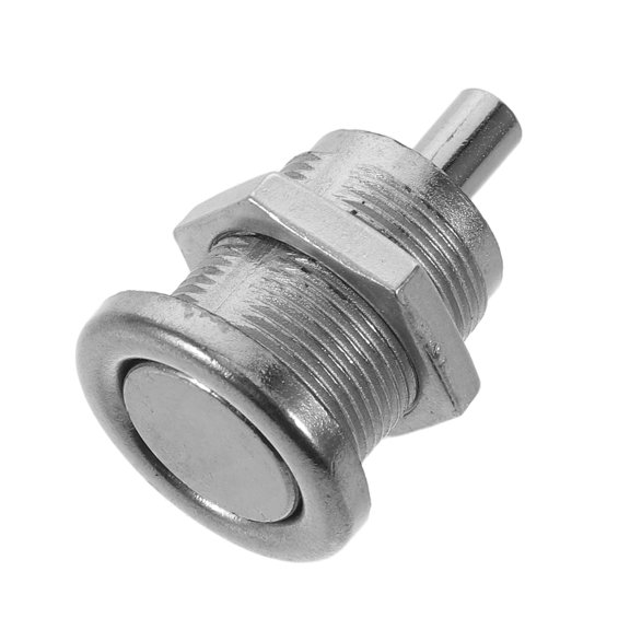 PTOOTP Plated Silver Coin Reject Button for Slot Machine with Smooth Refund Trigger and Compact Arcade Mechanism