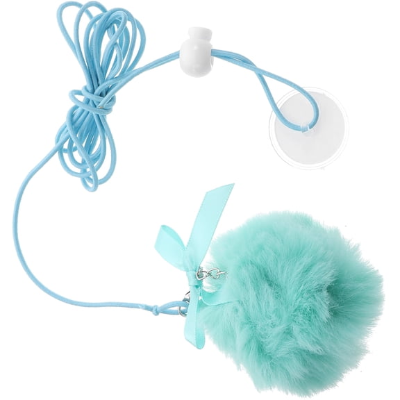 PTOOTP Plush Hanging Cat Plaything Sky Blue for Pet Entertainment and Scratching