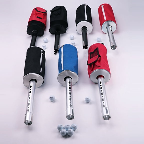 PTOOTP Red Nylon Golf Picker Lightweight Storage Tool for Collection