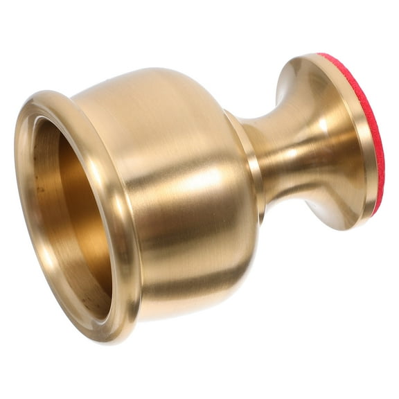 PTOOTP Golden Brass Offering Cup Decorative Home Decor Item for Meditation and Spiritual Use