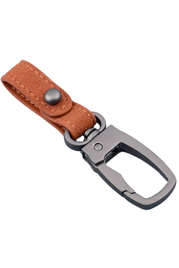 Brown Metal Keychain Clip for Belt Heavy Duty Key Holder Practical for Everyday Use