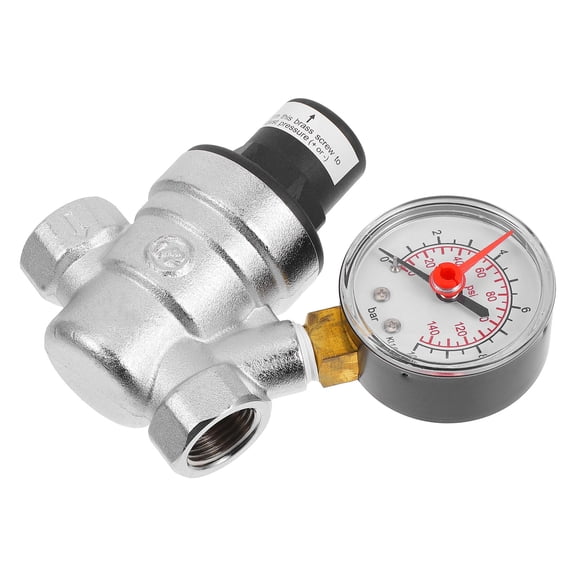 PTOOTP Pressure Regulator Valve, Pressure Regulating Water Valve for Plumbing, 1 Piece