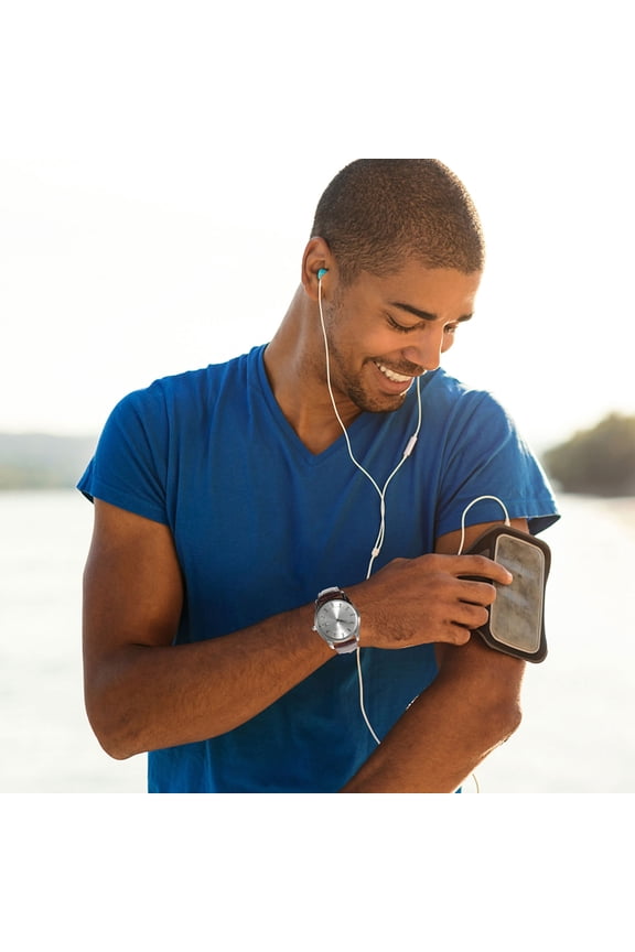 Wrist Watch for Men PU Strap Stainless Steel Comfortable Wear