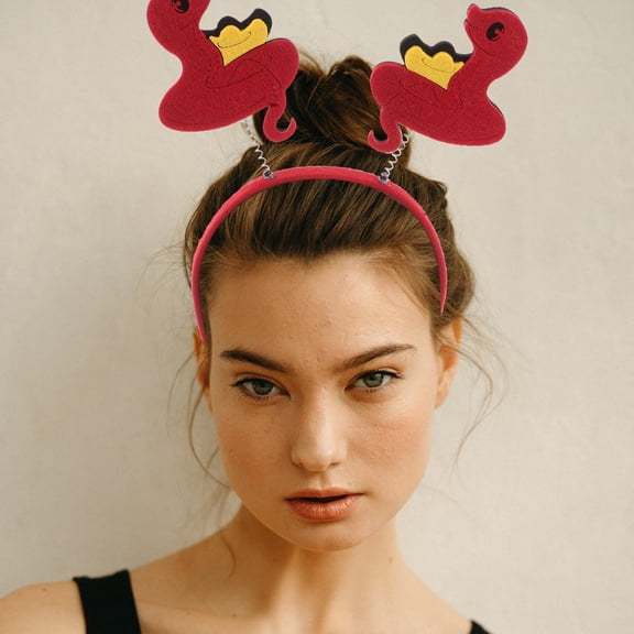 PTOOTP Red Cloth Snake Headband for Decorative Festive and Party Wear