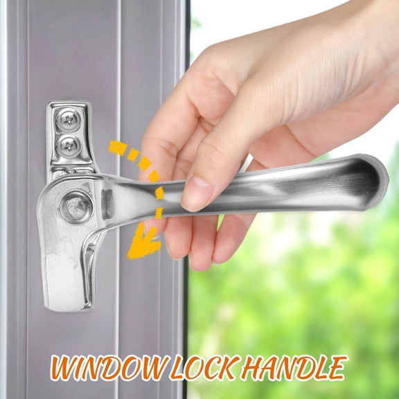 PTOOTP Plated Silver Window Lock Replacement for Single and Double Hung Sliding Windows