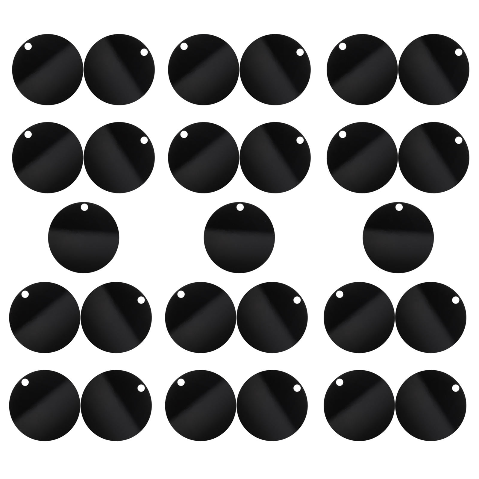 PTOOTP Sublimation Blank Keychain Acrylic Black 30Pcs - Walmart.com