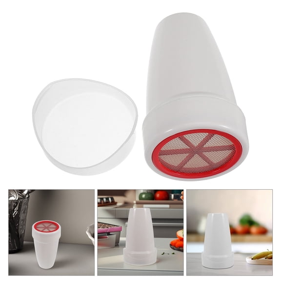 PTOOTP White Handheld Mesh Flour Sifter for Baking and Powder Dusting