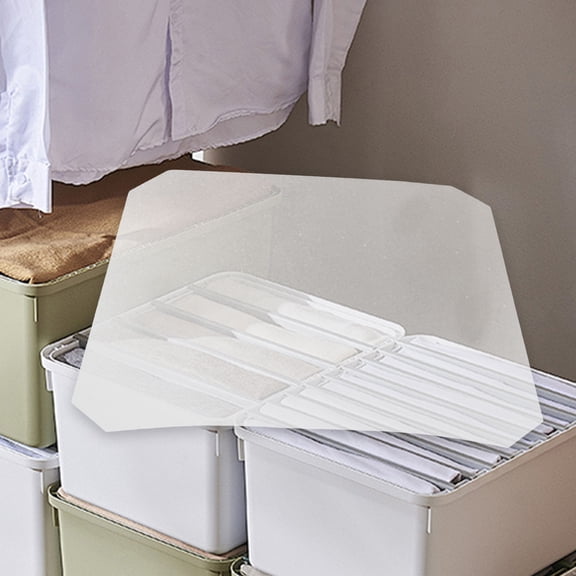 PTOOTP Transparent Antislip Shelf Liner Sheet for Kitchen Cabinets and Closet Organization