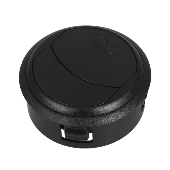 PTOOTP Black Car Air Conditioner Vent Outlet with Enhanced Airflow Coverage for RV and Vehicle