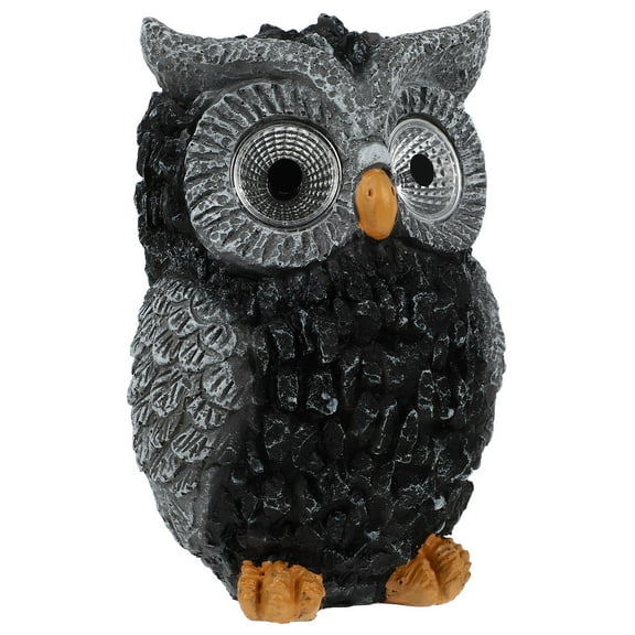 PTOOTP Solar Powered Resin Garden Statue Sculpture, Lifelike Outdoor Yard Decor with Solar Light