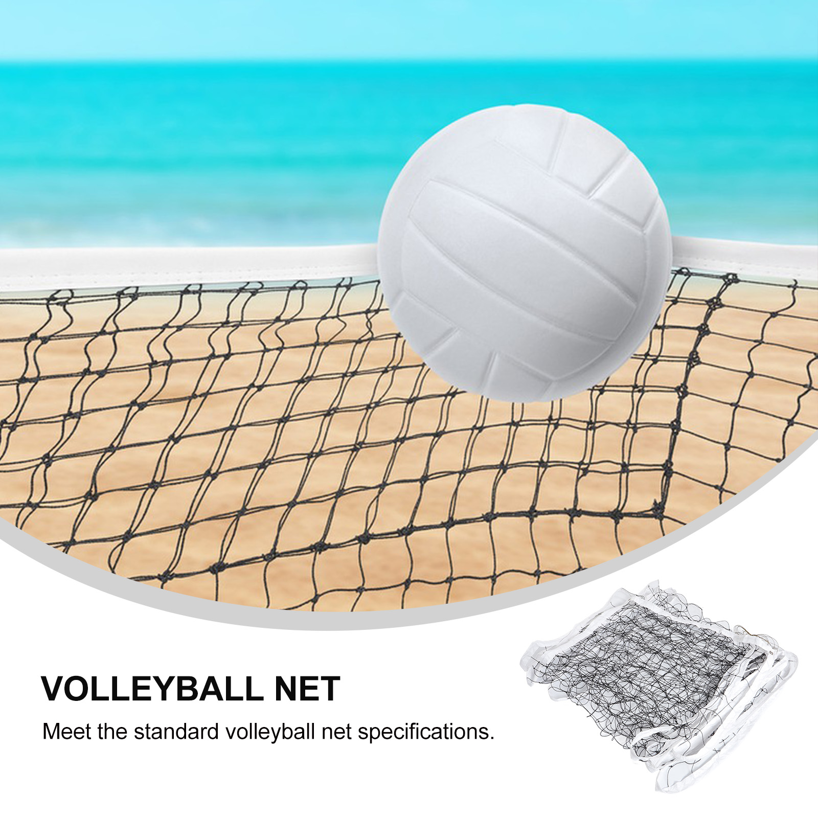 PTOOTP Sports Net Volleyball Net Polyethylene For Outdoor Adventures ...