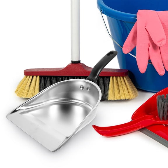PTOOTP Multi-Functional Stainless Steel Dustpan, Ergonomic Design, Kitchen Cleaning Tool