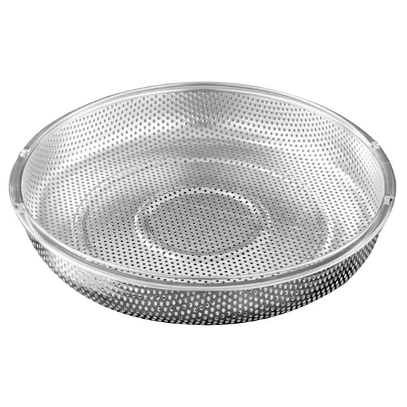 PTOOTP Stainless Steel Rice Cleaner Strainer Bowl for Vegetable Steaming 1Pack